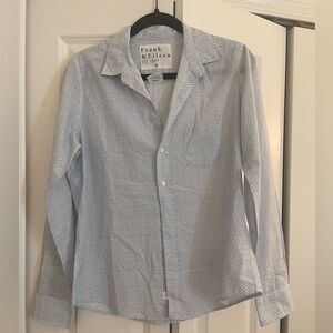 Frank & Eileen Light Blue Patterned Men's Shirt